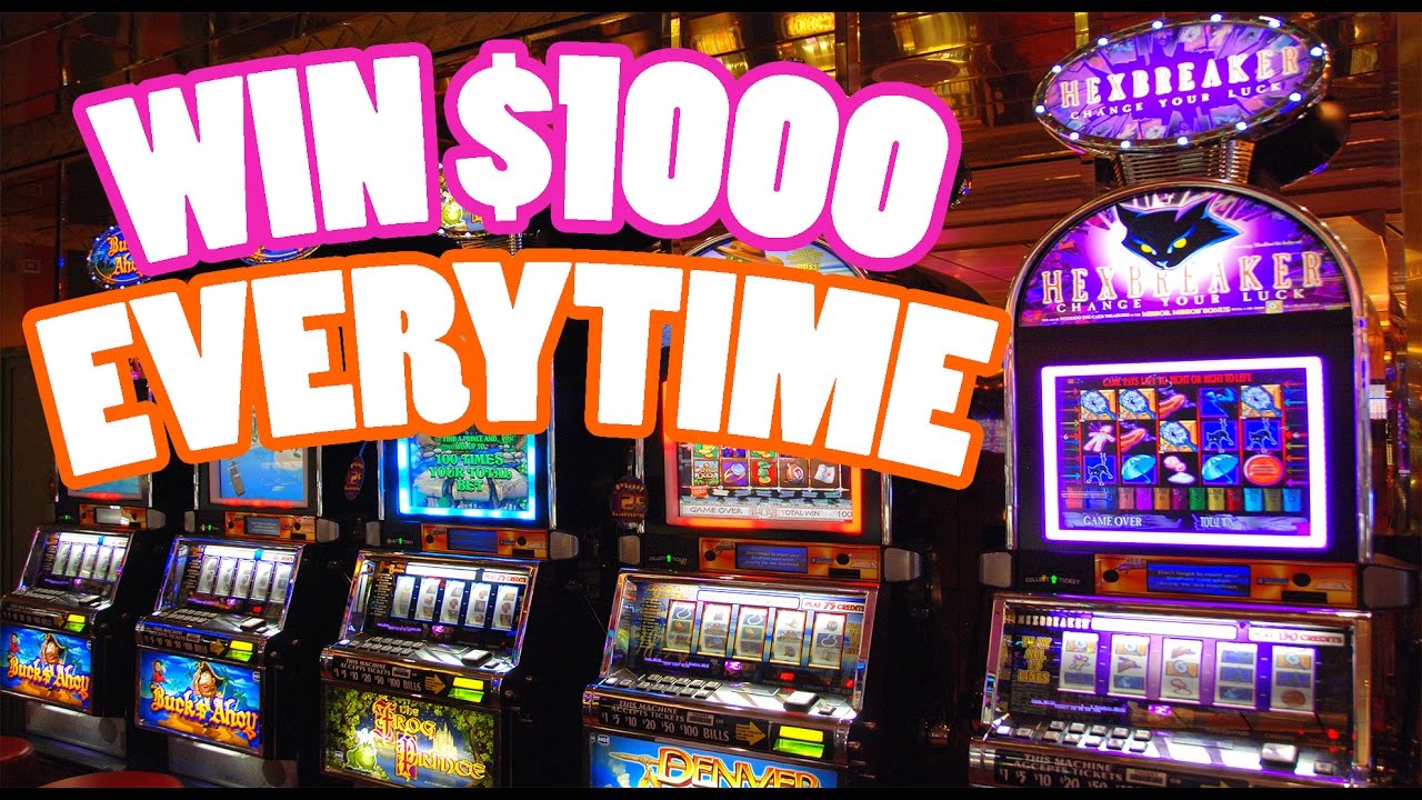 Tricks to win on slot machines at a casino
